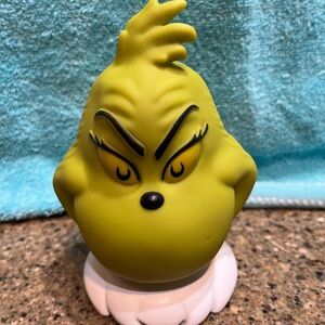 The Grinch LED Mood Light Tap Light 3-levels LED Power Battery Operated -Works